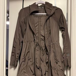 Brown athleta windbreaker